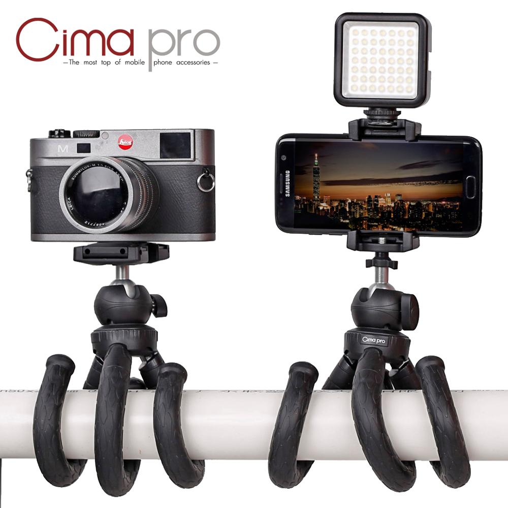 RM30II Flexible Octopus Tripod for Phone Mini Tripod For Phone SLR DSLR Gopro Camera