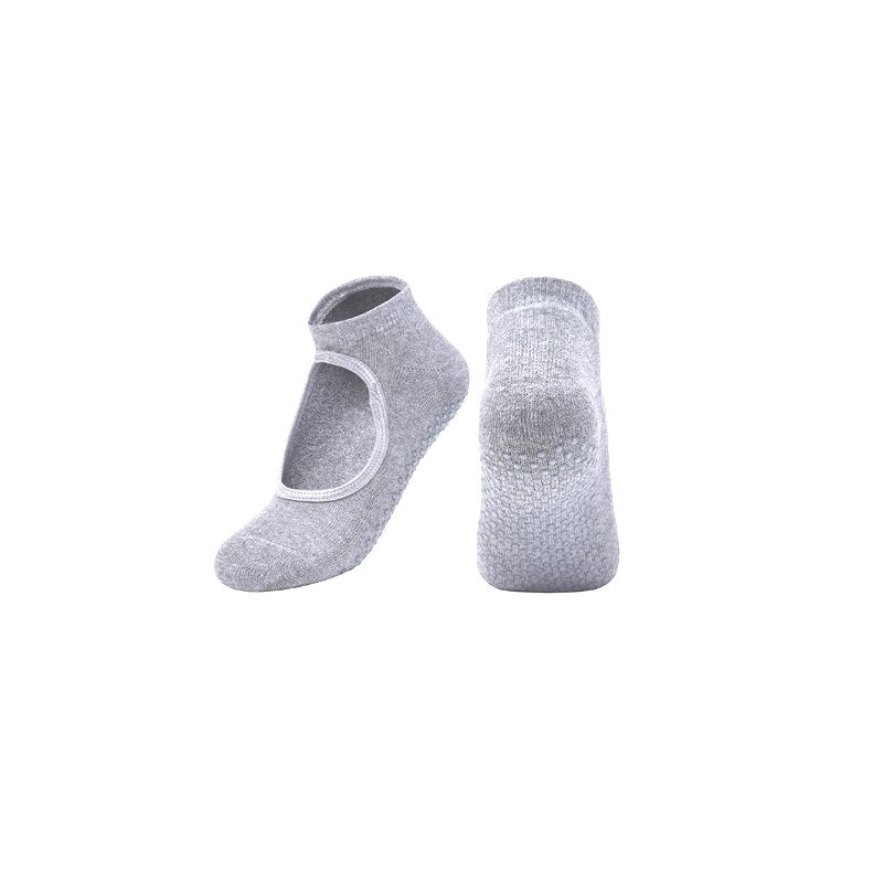 Yoga Socks Fitness Sport Cotton Ballet Sock Strong Grip Dance Workout Ankle Anti-Slip