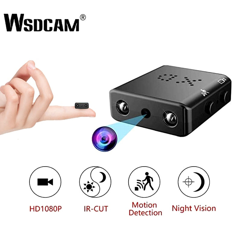 Wsdcam XD IR-CUT Mini Camera Recorder 1080P HD Camcorder Infrared Night Vision