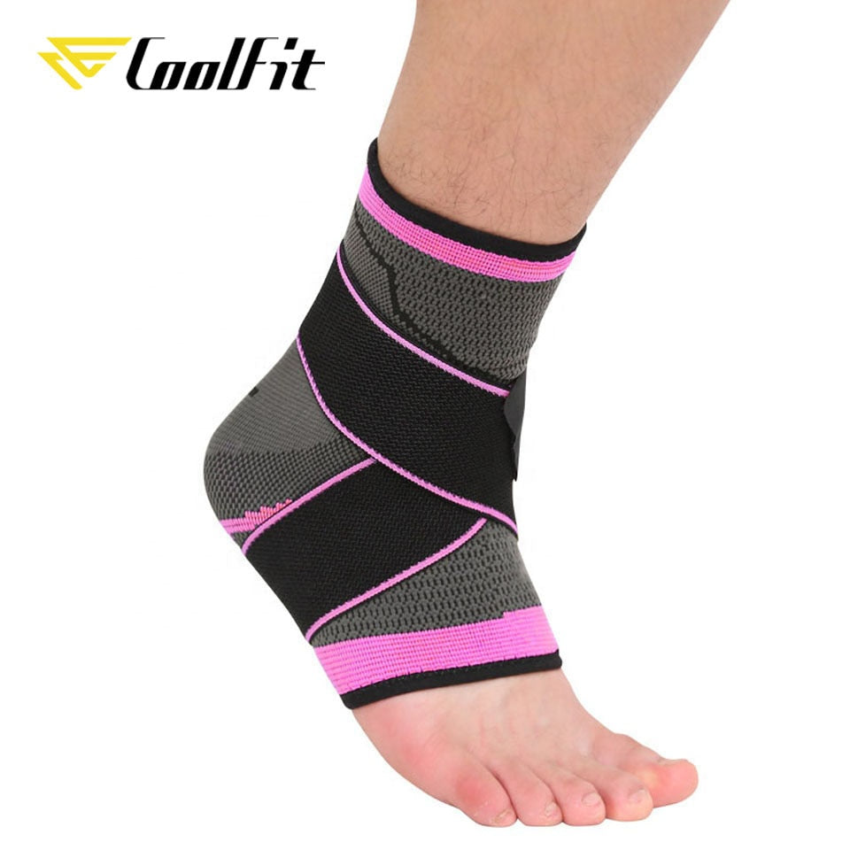 CoolFit 1PCS New Sports Ankle Brace Compression Strap Sleeves Support 3D