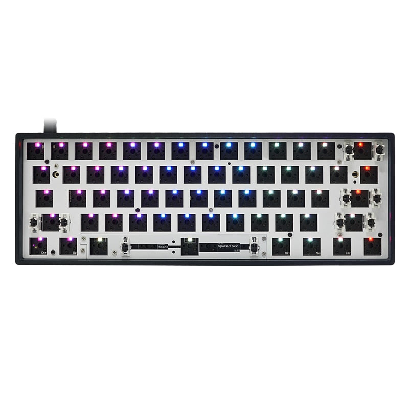 Custom mechanical keyboard rgb switch leds hot swapping socket powerful software