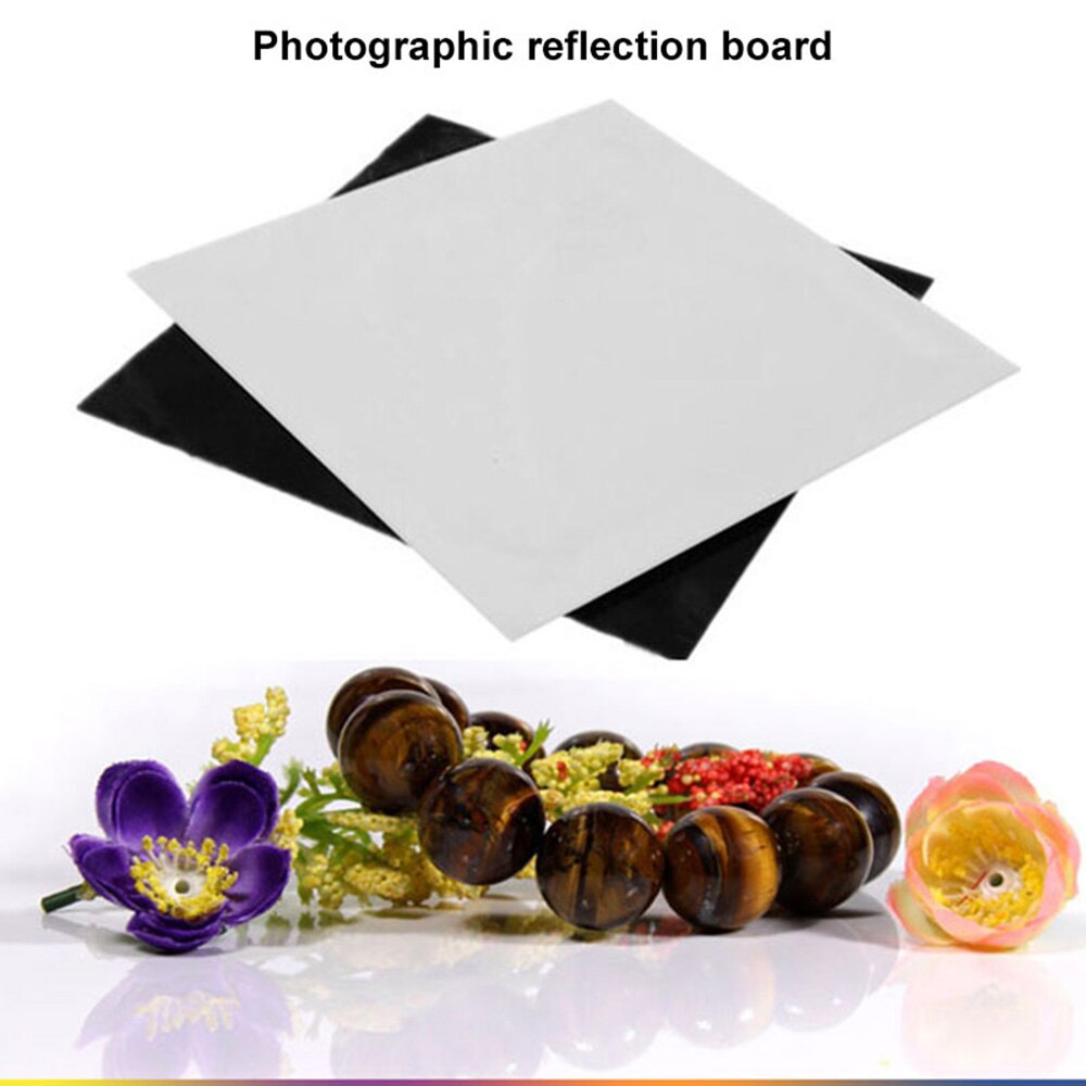 20/30/40CM Photographic Reflection Board Plastic Board Acrylic White Black Background Studio