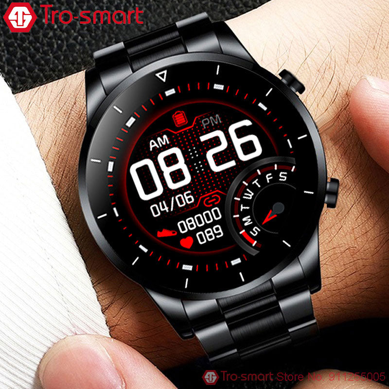 New 2021 Smart Watch Men Male Smartwatch Electronics Smart Clock For Android IOS