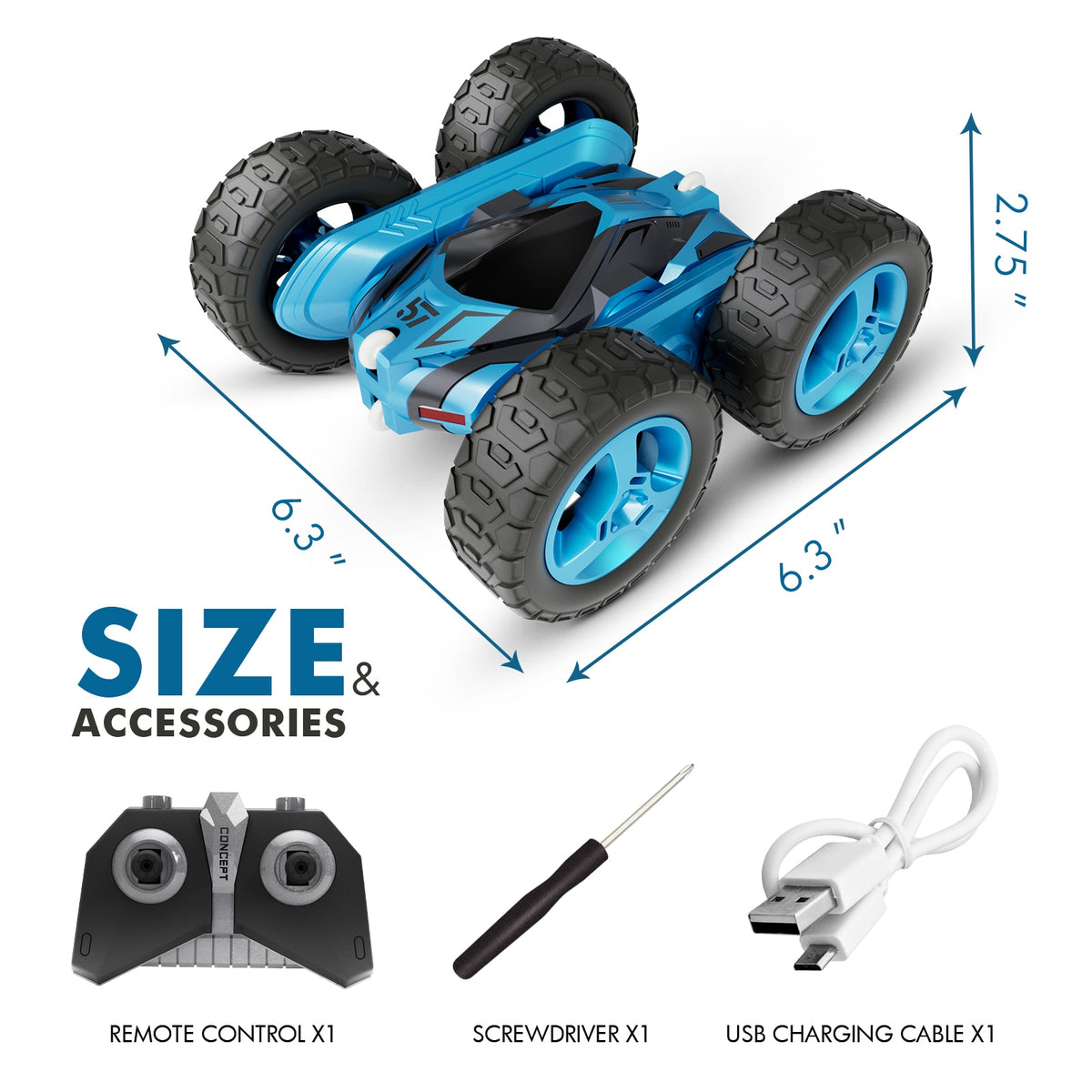 Sinovan RC Stunt Car 2.4G 4CH Drift] Deformation Buggy Roll Car Flip 360 Degree Rotating Vehicle