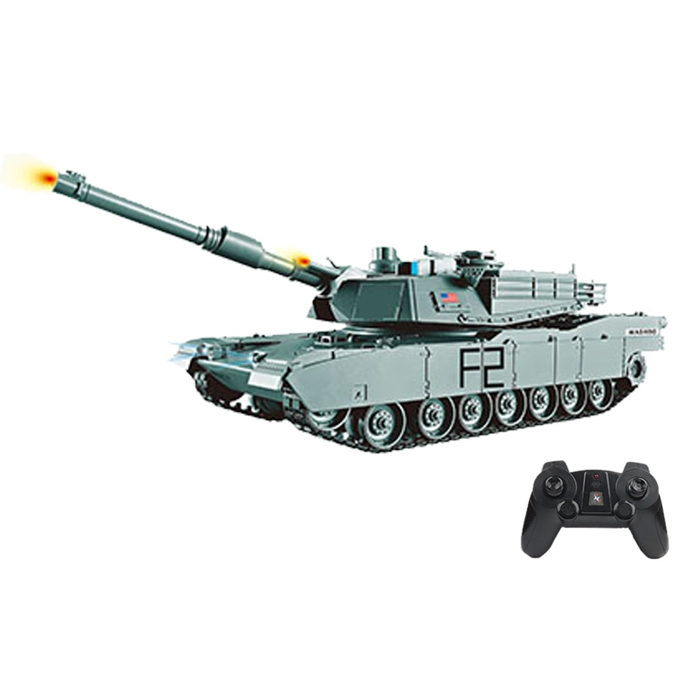 RC Battle Tank Military War Heavy Large Interactive Remote Control Toy Car with Shoot