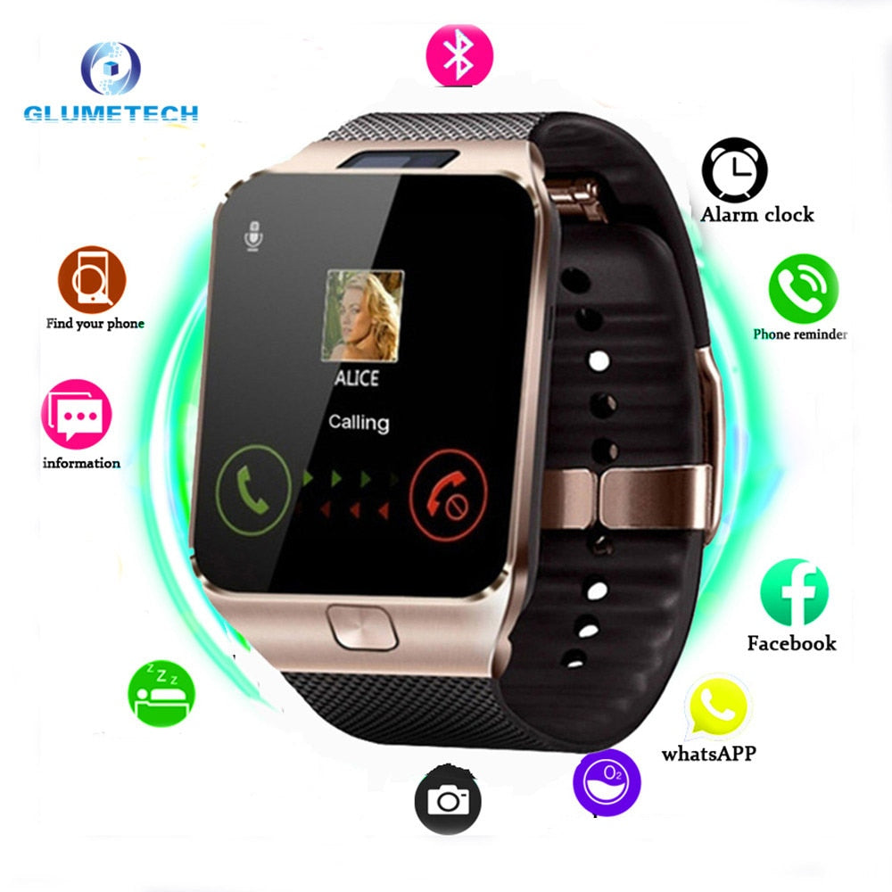 DZ09 Professional Smart Watch 2G SIM TF Camera Waterproof Wrist Watch GSM Phone