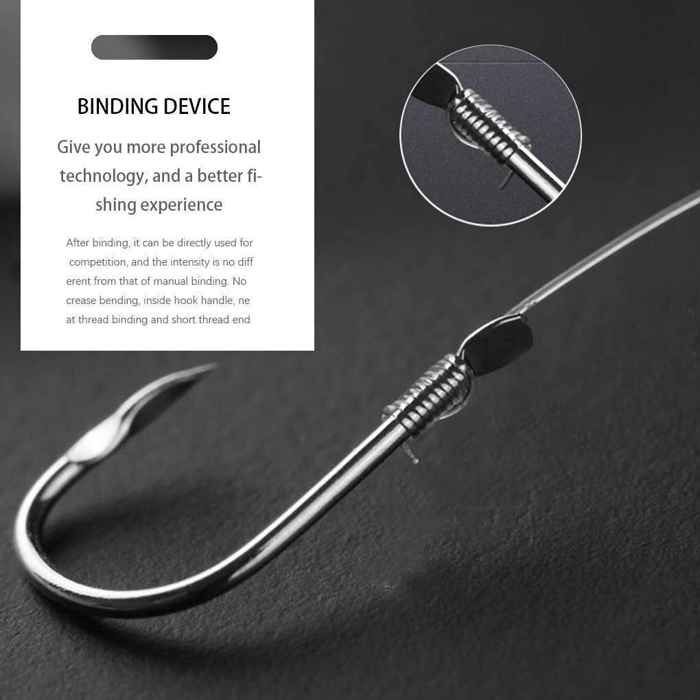 New Automatic Portable Electric Fishing Hook Tier Machine Fishing Accessories Tie Fast