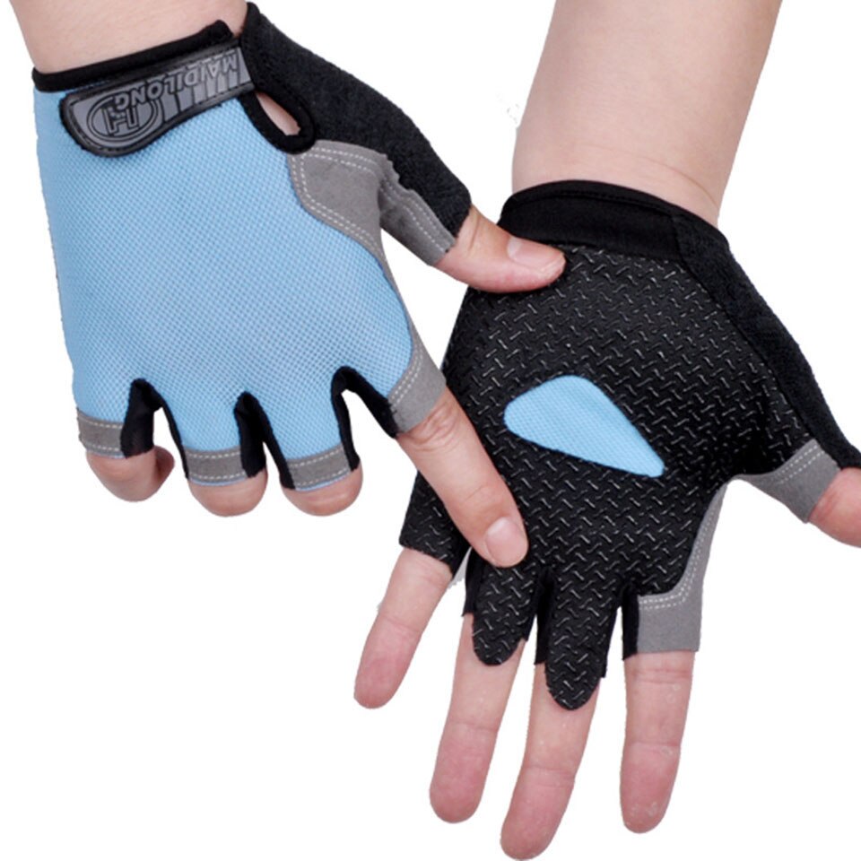 Sports Gym Gloves Men Fitness Training Exercise Anti Slip Weight Lifting Gloves Half Finger