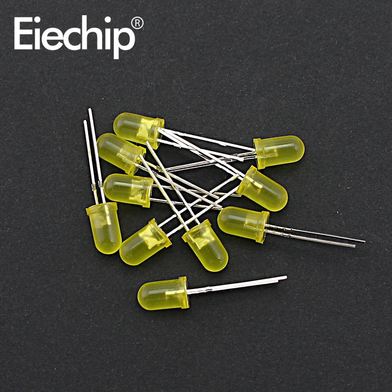 3mm 5mm LED Diode Assorted Kit, White Green Red Blue Yellow OrangeDIY led lights Diodes electronic