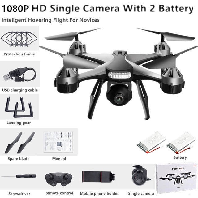 New JC801 UAV HD Professional Dual Camera Remote Control Helicopter 4K Dual Camera Drone Aerial