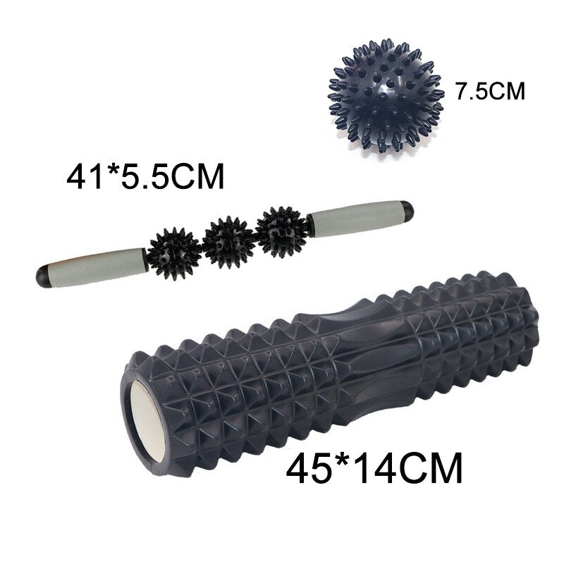 45cm*14cm Yoga column foam roller Pilates column balance bar stick relax muscle deep massage roller