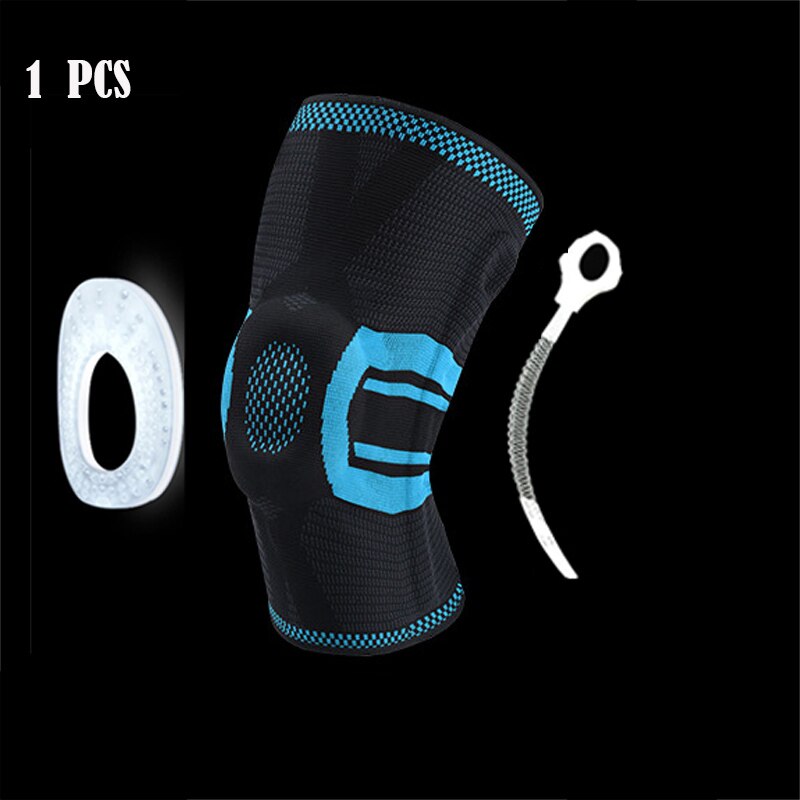 1pcs New Compression Knee Sleeve Best Knee Brace Knee Pads Support Running Crossfit