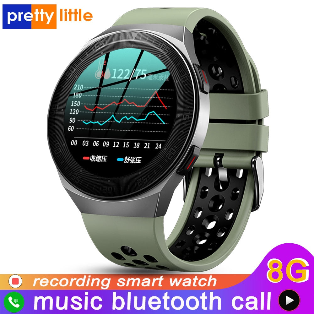 MT-3 8G Memory Music Smart Watch Men Bluetooth Call Full Touch Screen Waterproof