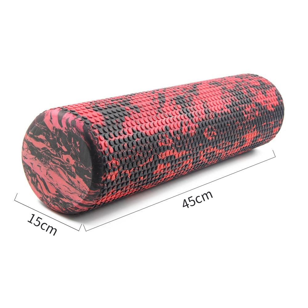 60/45cm Yoga Block Pilates Foam Roller Trigger Point Massage Roller Muscle Tissue for Fitness Gym