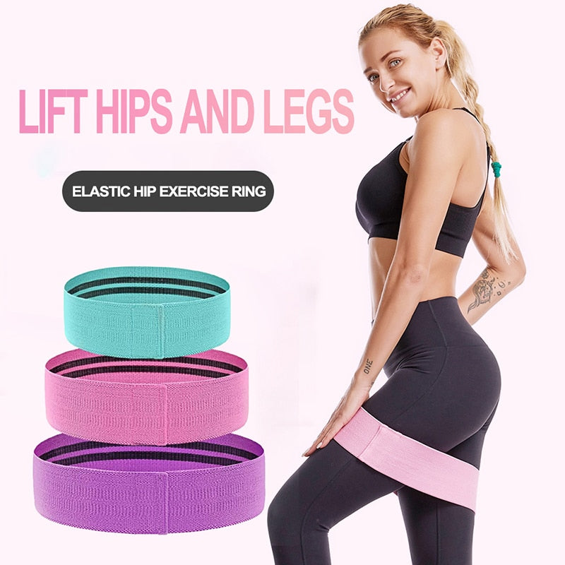 SKDK Glute Band Loop Cotton Hip Resistance Bands Bodybuilding Booty Fitness Equipment