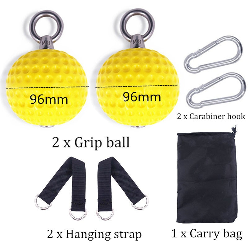 7.2/9.7cm Pull Up Balls Cannonball Grips Finger Trainer Grip Strength Training Arm