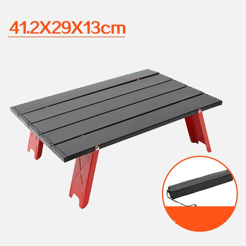 VILEAD Aluminum Picnic Table Folding Tables for Camping Beach Travel Ultralight Camping