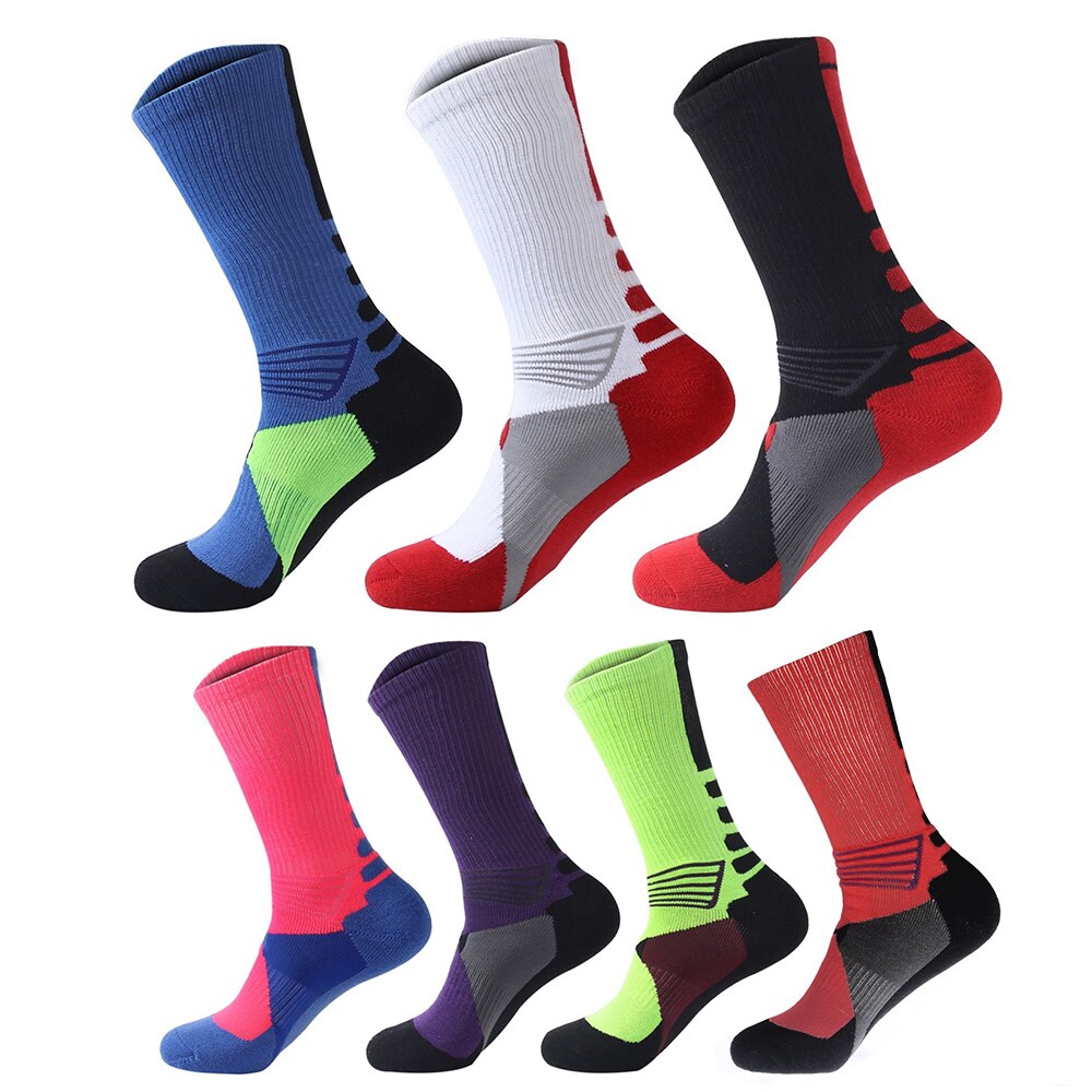 Professional Men Women Elite Cycling Socks Long Anti Slip Compression Socks Outdoor