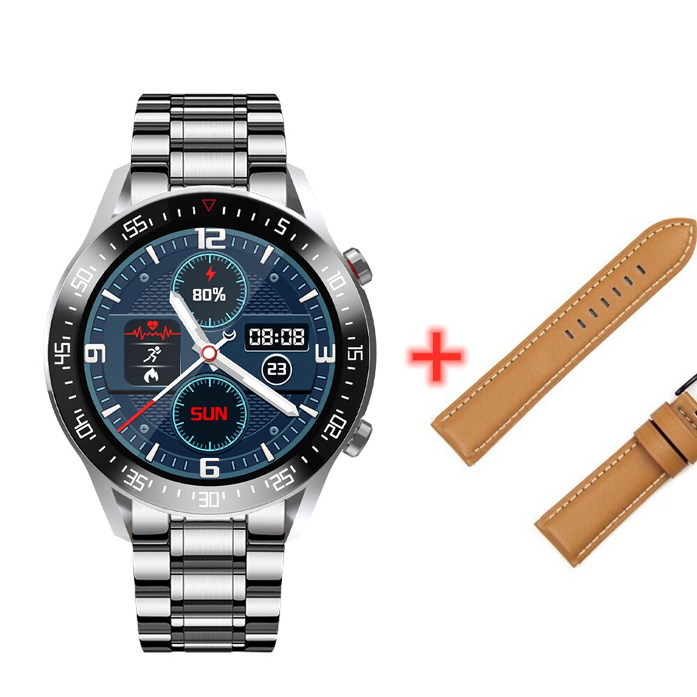 Full circle touch screen Mens Smart Watches IP68 Waterproof Sports Fitness Watch