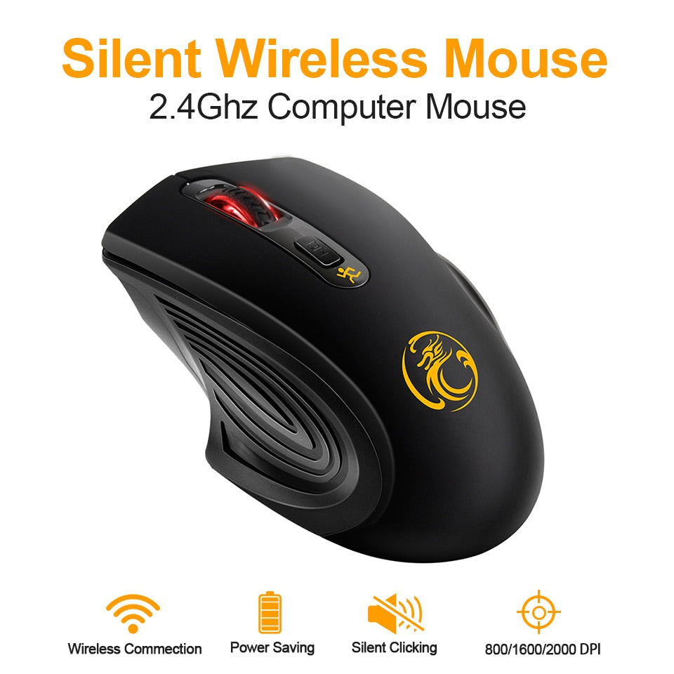 Mouse USB Computer Mouse Silent Ergonomic Mouse 2000 DPI Optical Mause Gamer