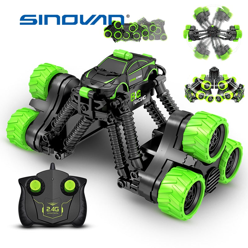 Sinovan Electric Remote Control Toy Cars Off-Road Car Radio Stunt car Controlled Drive Toys For Boys