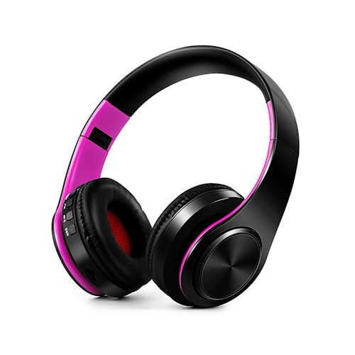 HIFI Stereo Earphones Bluetooth Headphone Music Headset FM and Support SD Card