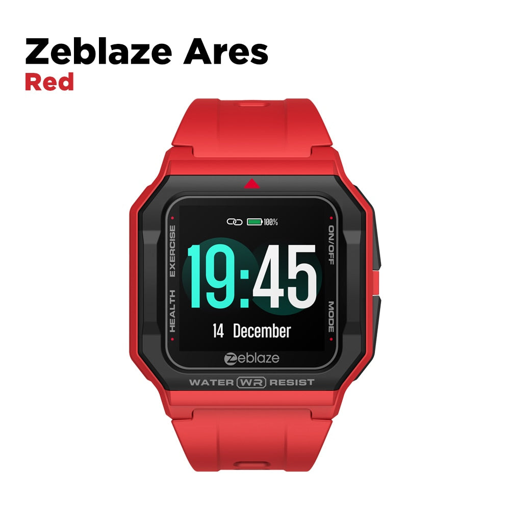 NEW 2021 Zeblaze Ares Heart Rate Tracking Smartwatch Multi Watch Face 3 ATM