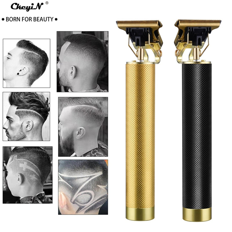 Ckeyin Portable Electric Hair Clippers T-blade For Men's Hair Beard Trimmer