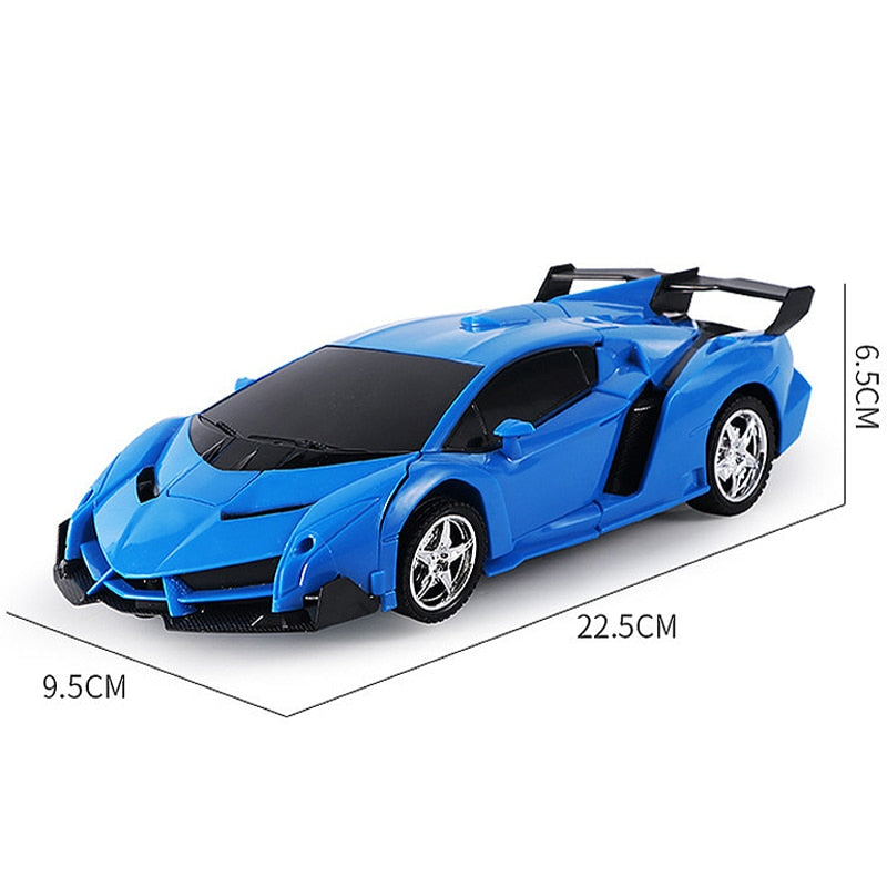 RC Car Transformation Robots Sports Vehicle Model Robots Toys Remote Cool