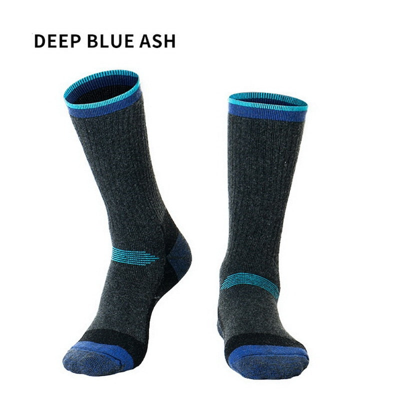 2 Pairs Merino Wool Thermal Socks For Men Women Winter Keep Warm Ski Hiking Socks Sports