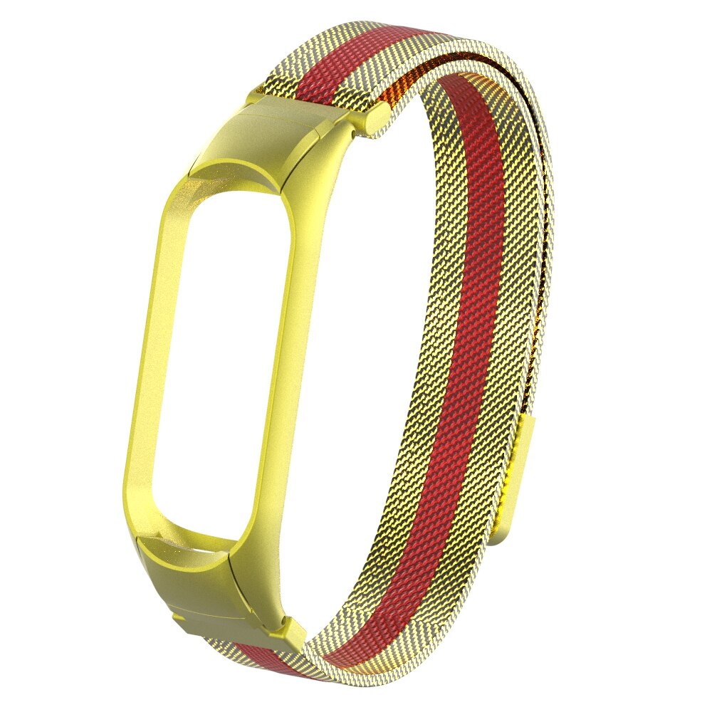 YAYUU Stainless Steel Watch Strap for Xiaomi Mi Band 4 3 Metal Bracelet For MiBand