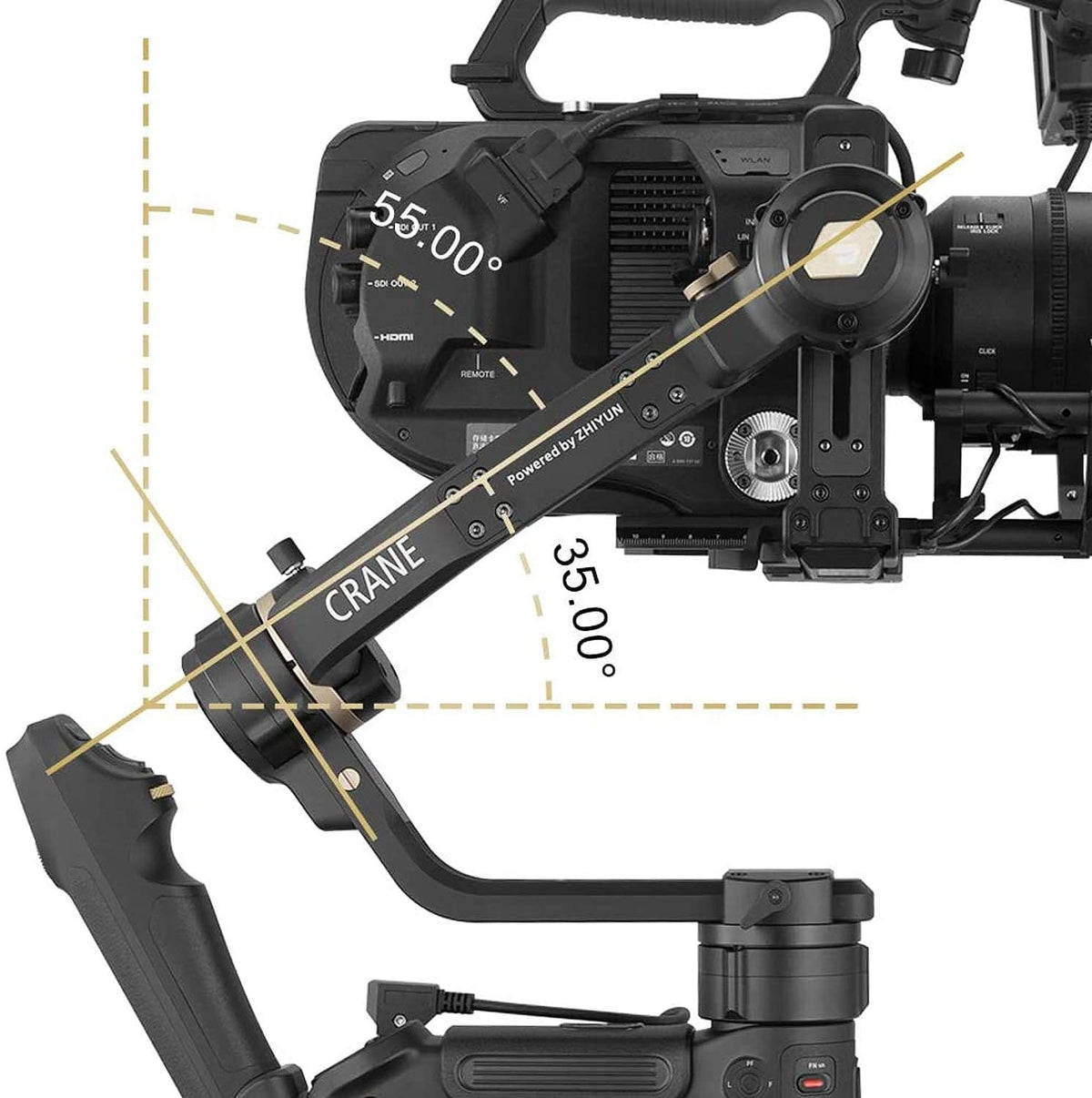 ZHIYUN Official Crane 3S/SE 3-Axis Camera Gimbal Handheld Stabilizer Support