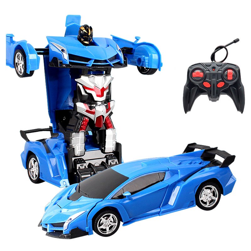 RC Car Transformation Robots Sports Vehicle Model Robots Toys Remote Cool