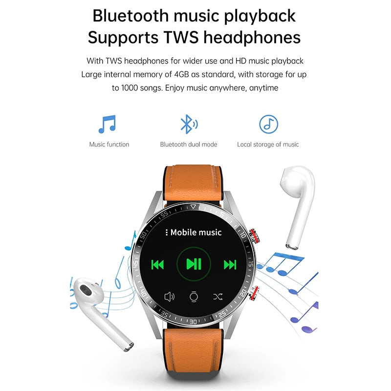 2022 New 454*454 Screen Smart Watch Always Display The Time Bluetooth Call Local Music Smartwatch