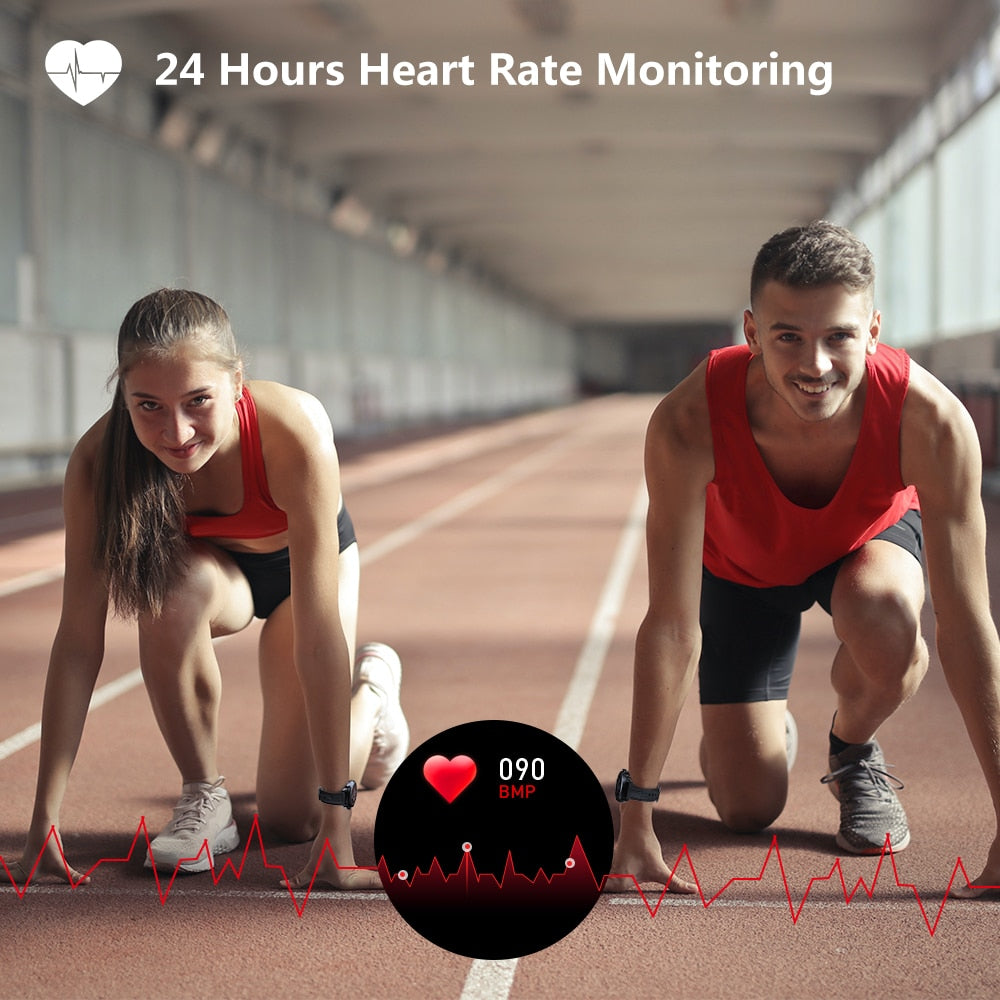 Cubot C3 SmartWatch Sport Heart Rate Sleep Monitor 5ATM Waterproof Touch Fitness Tracker