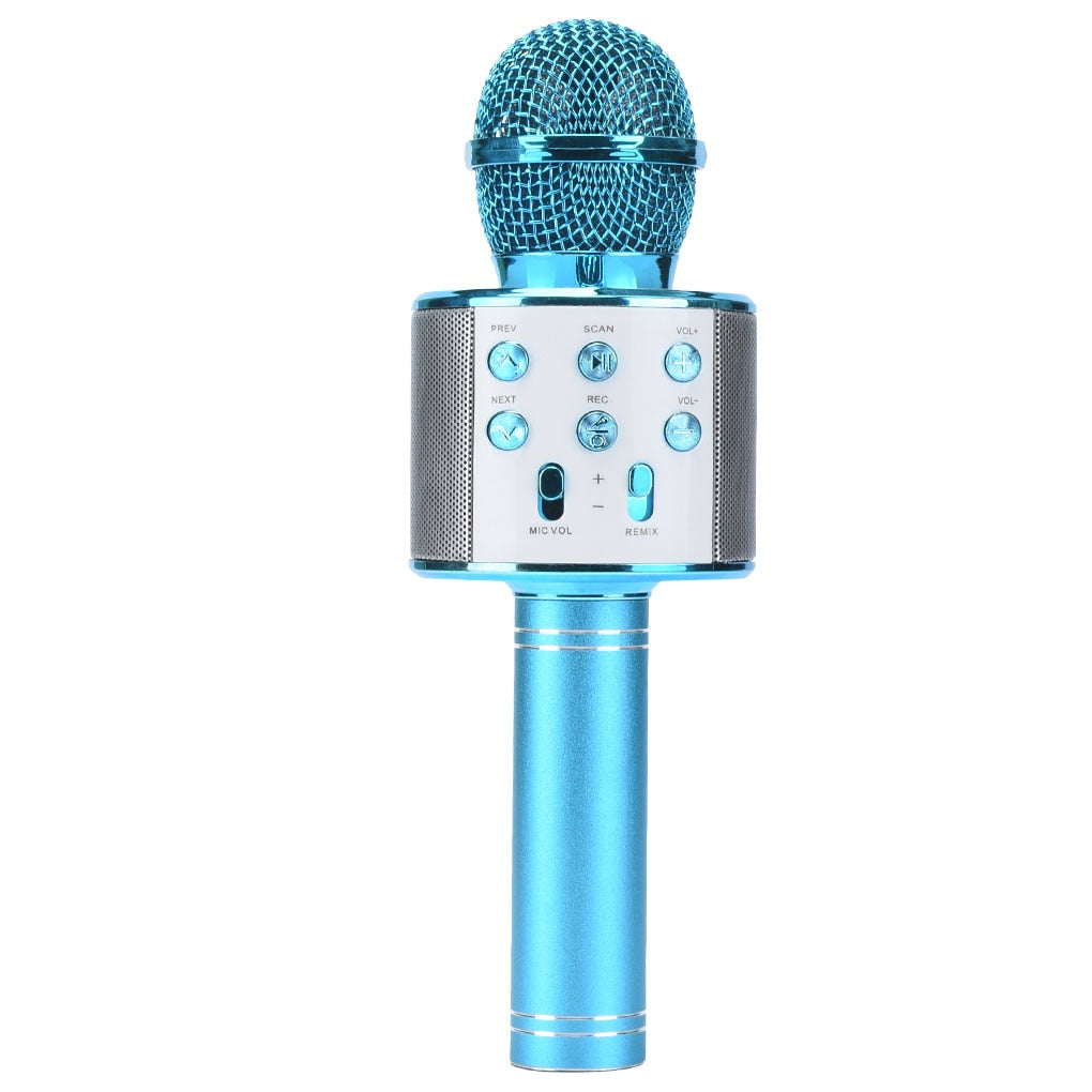 WS858 Portable Bluetooth Karaoke dj Microphone Wireless Professional Speaker Home