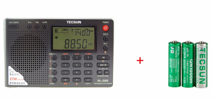 Tecsun PL-380 Full Band Radio Digital Demodulation Stereo PLL Portable Radio