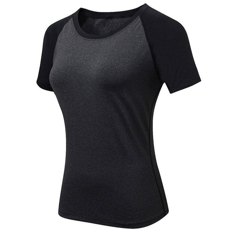 Gym T shirt Compression Tights Women&#39;s Sport Tshirt Quick Drying Rashguad