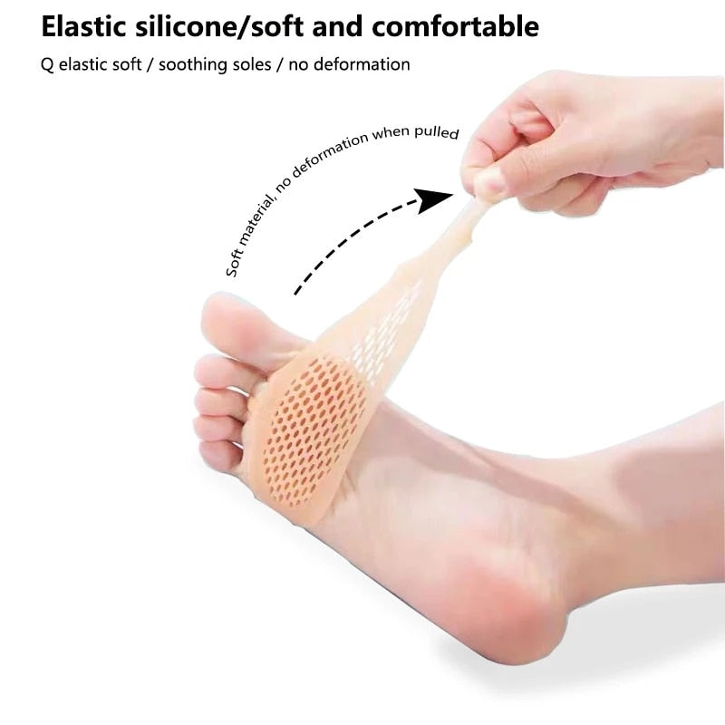 USHINE Silicone Padded Gel Breathable Health Care Belly Ballet Dance Toe Shoes woman