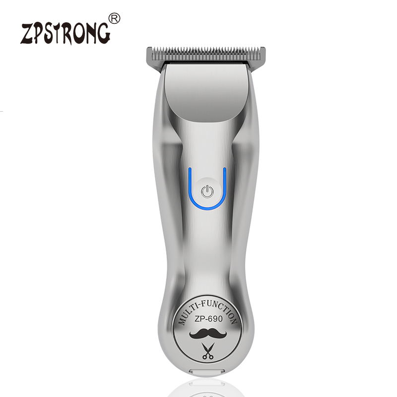 Metal Professional Trimmer Hairdresser Men&#39;s Wireless Rechargeable Electric Clippers