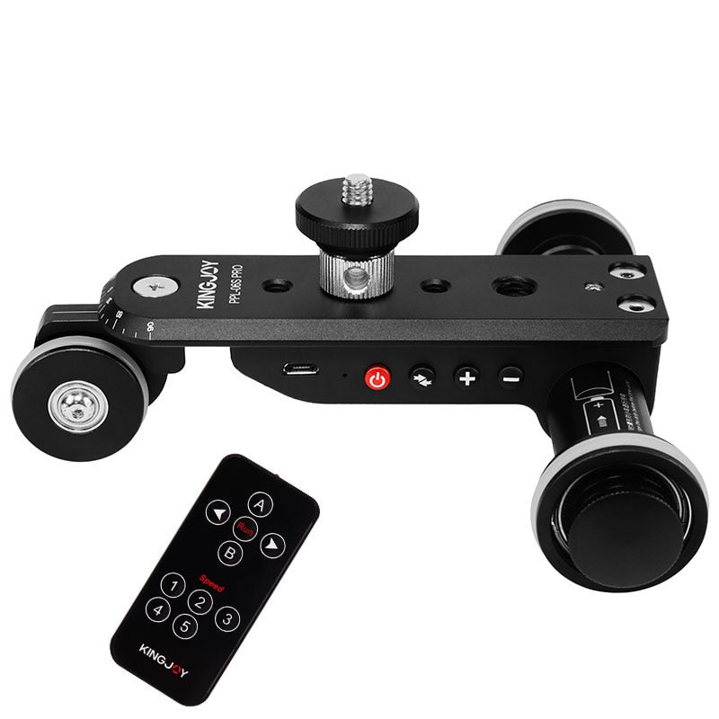 KINGJOY PPL-06SPRO Camera Slider Dolly Car Rail Systems Time Lapse Electric Motorized