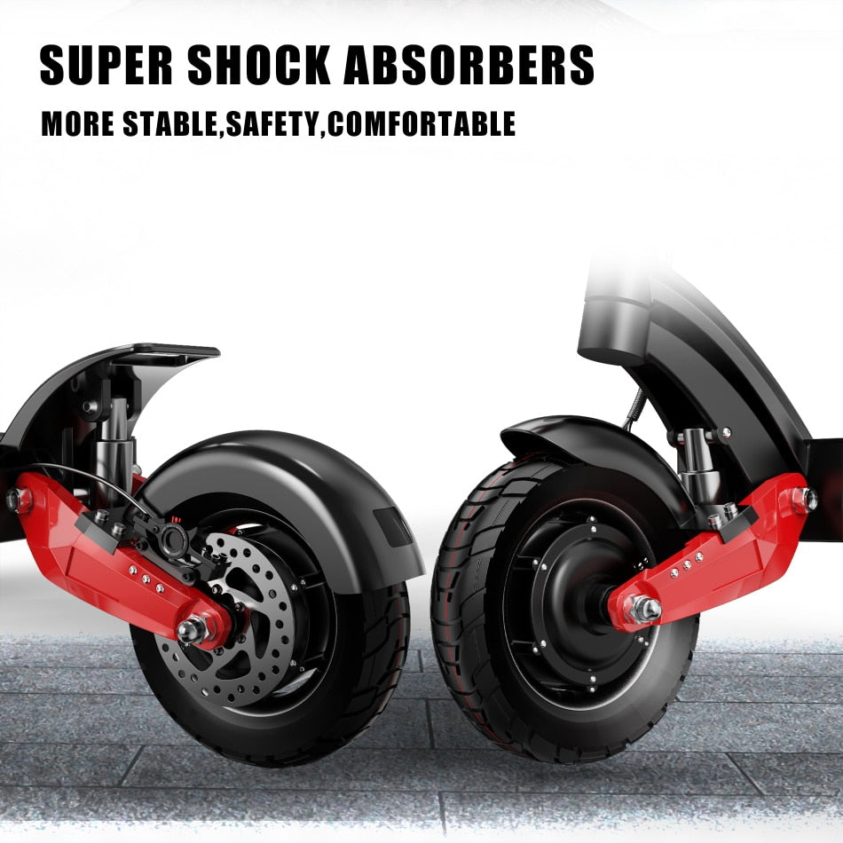 Electric Scooter 60V3200W Max Speed 65 KM/H Off Road Hydraulic Brake Kick Scooter