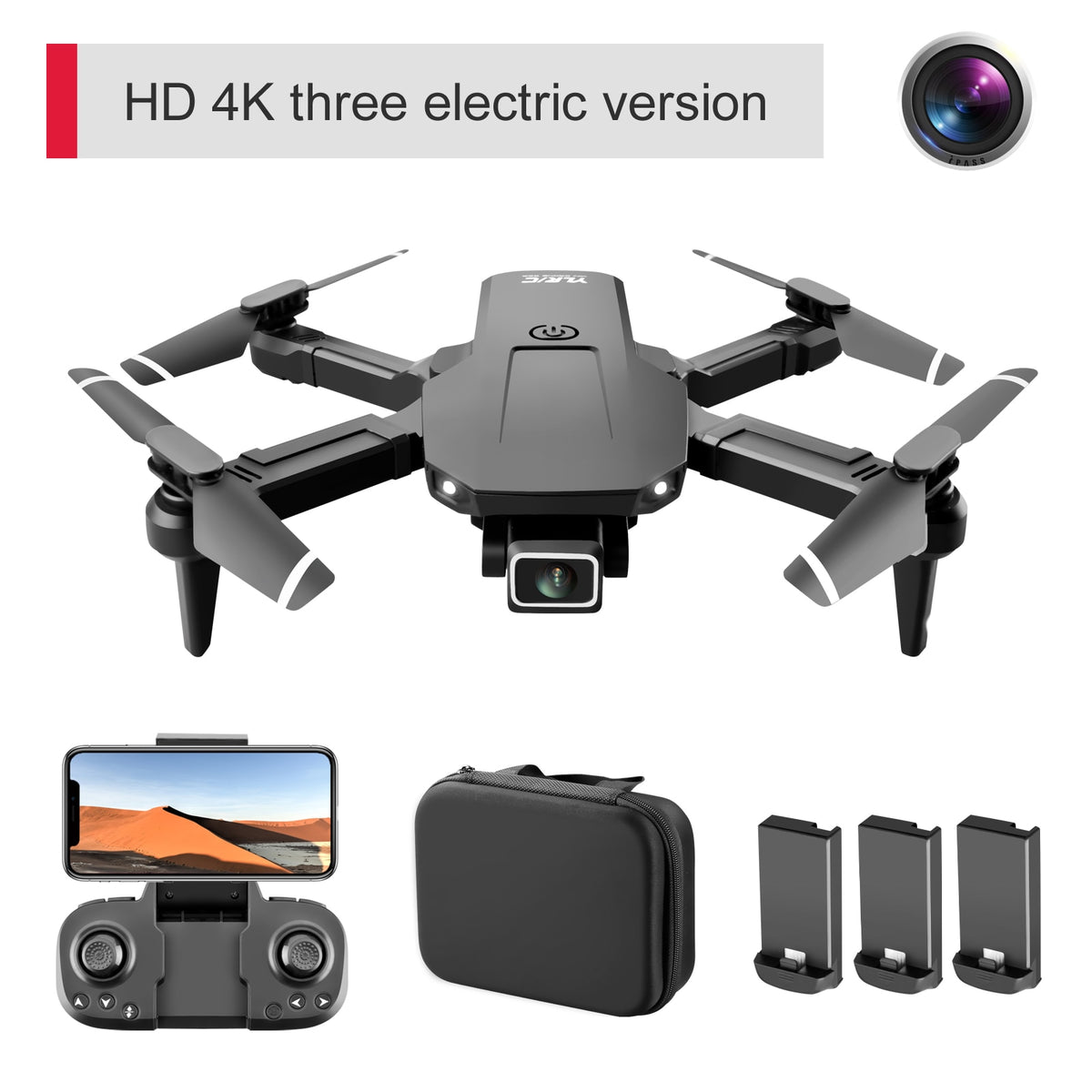 New S68 Pro Mini Drone 4K HD Dual Camera Wide Angle WiFi FPV Drones Quadcopter