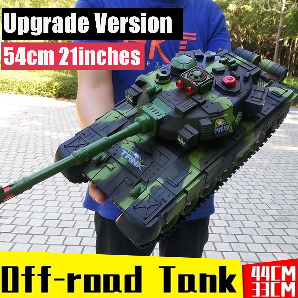 54/44/33CM Super RC Tank RC Trucks Charger Battle Launch Remote Control VehicleToys for Kids