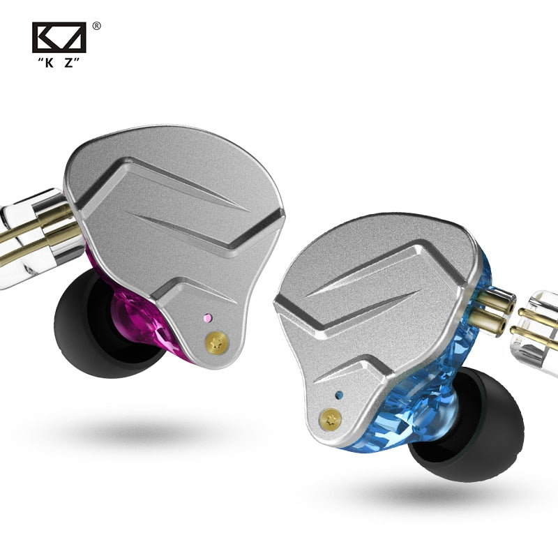 KZ ZSN Pro Headphones In Ear Monitor Hybrid Technology Best Earphone 1BA+1DD