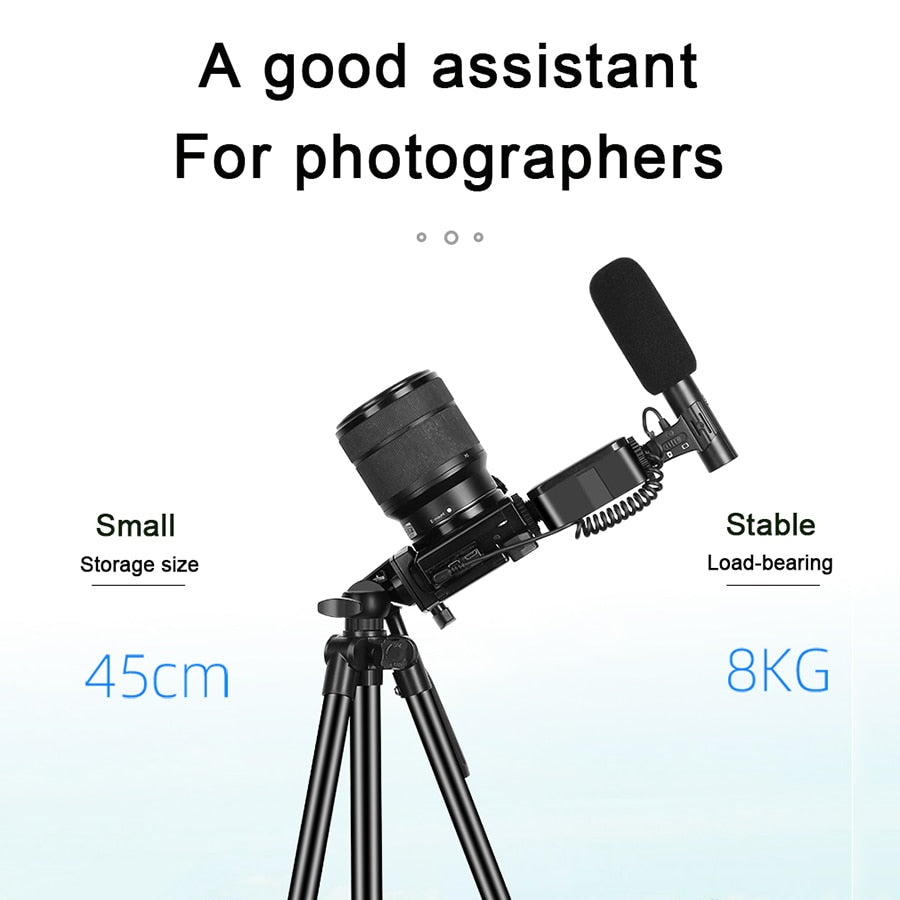 MAMEN Smartphone Vlogging Kit Video Recording Equipment with Tripod Fill Light