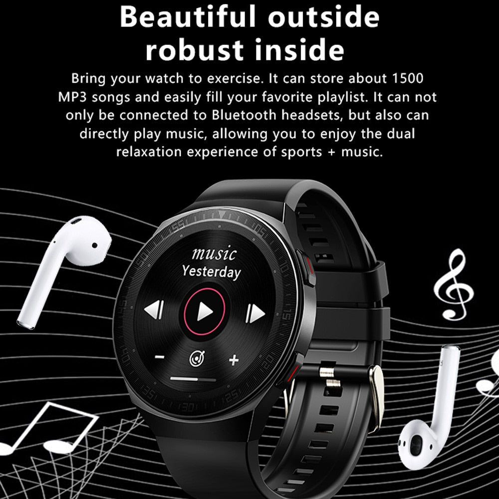 MT-3 8G Memory Music Smart Watch Men Bluetooth Call Full Touch Screen Waterproof