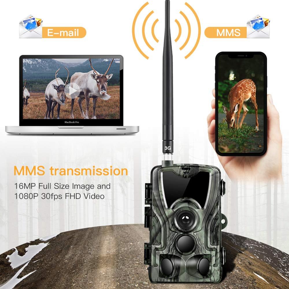 Cellular Mobile Hunting Camera 2G MMS SMTP SMS GSM 20MP1080P Infrared Wireless