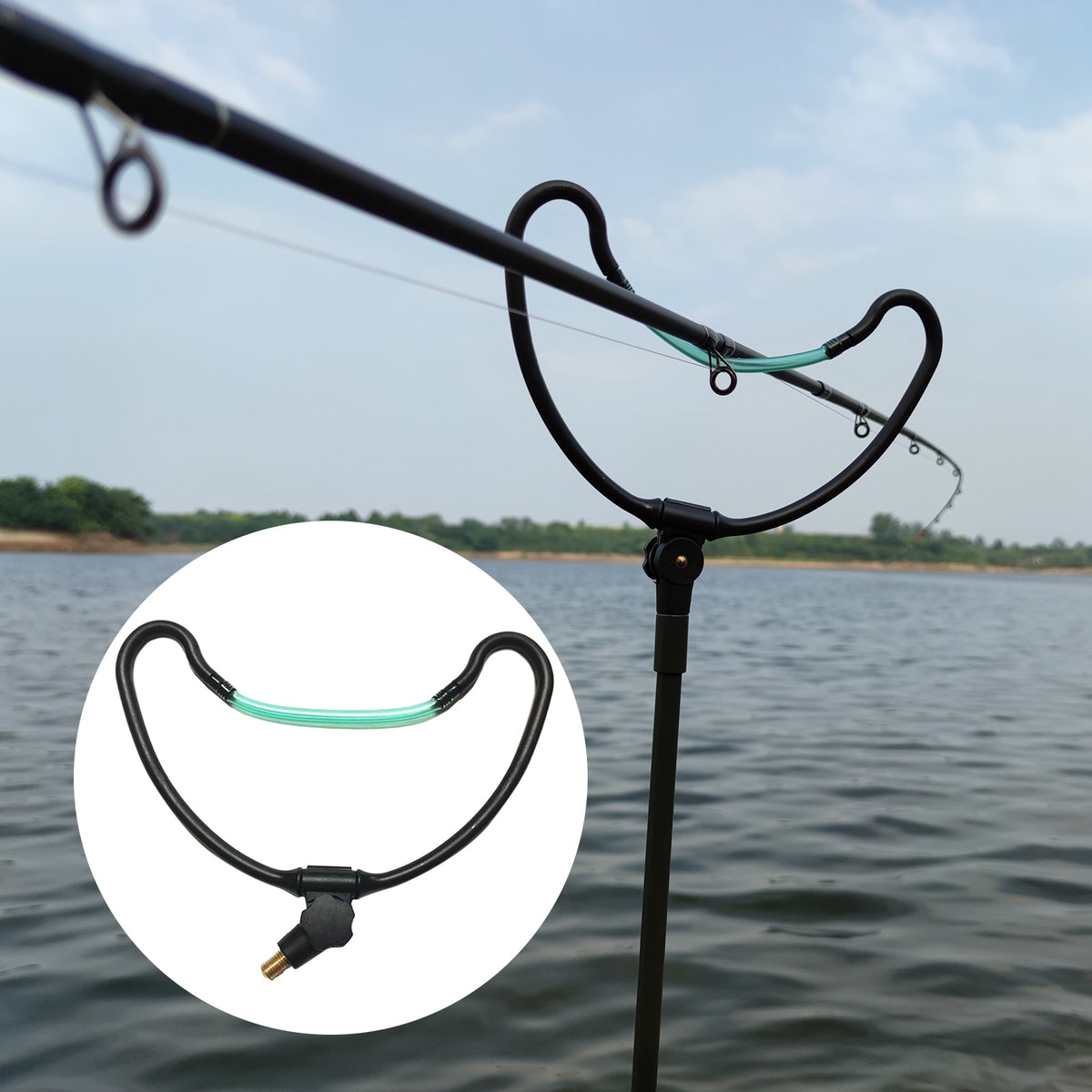 Fishing Rod Holder Pole Bracket Fishing Tool Stand Support Holder Bracket Outdoor