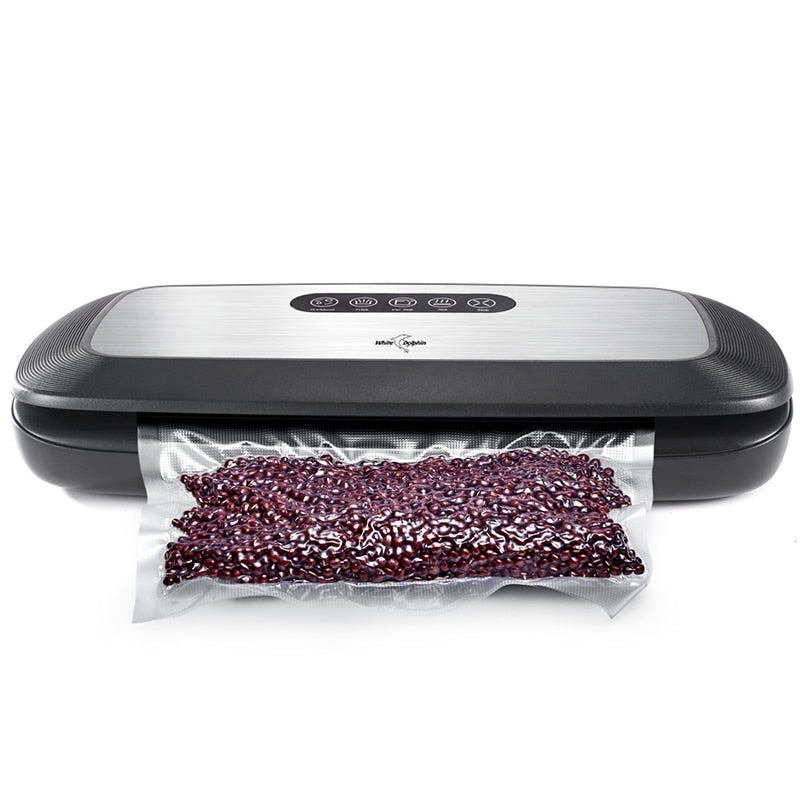 Best Electric Vacuum Sealer Machine 220V 110V With 10pcs Food Saver Bags Household Automatic Food Vacuum